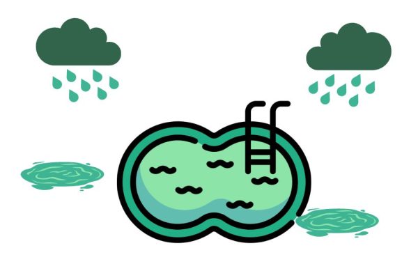 Cómo afecta la lluvia al agua de la piscina