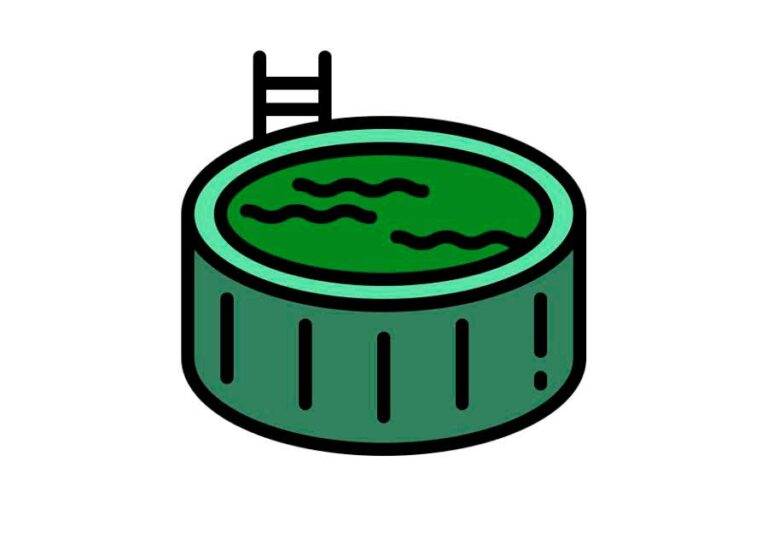 Cómo limpiar el agua verde de la piscina