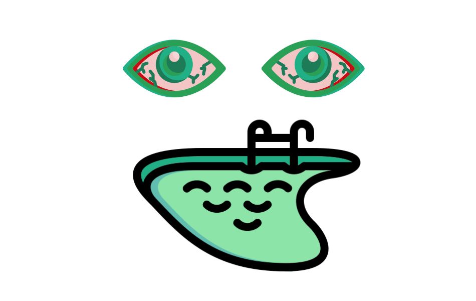 Picazón ojos piscina