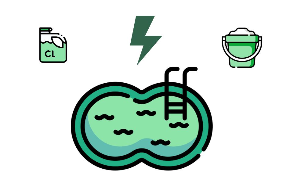 Tratamiento choque con cloro piscina